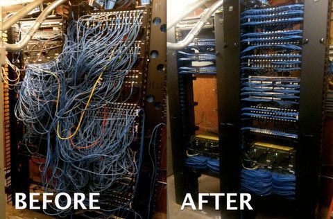server cabling