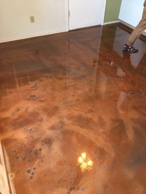Flooring epoxy coat