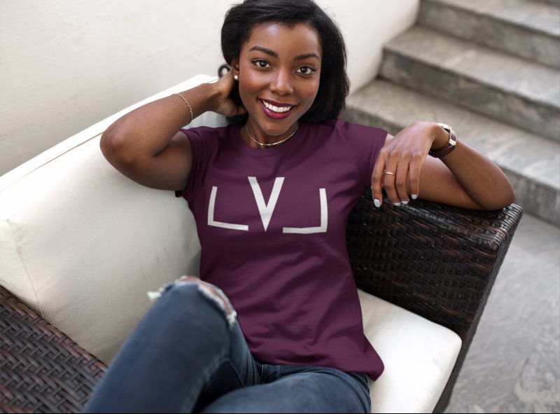 girl wearing purple shirt