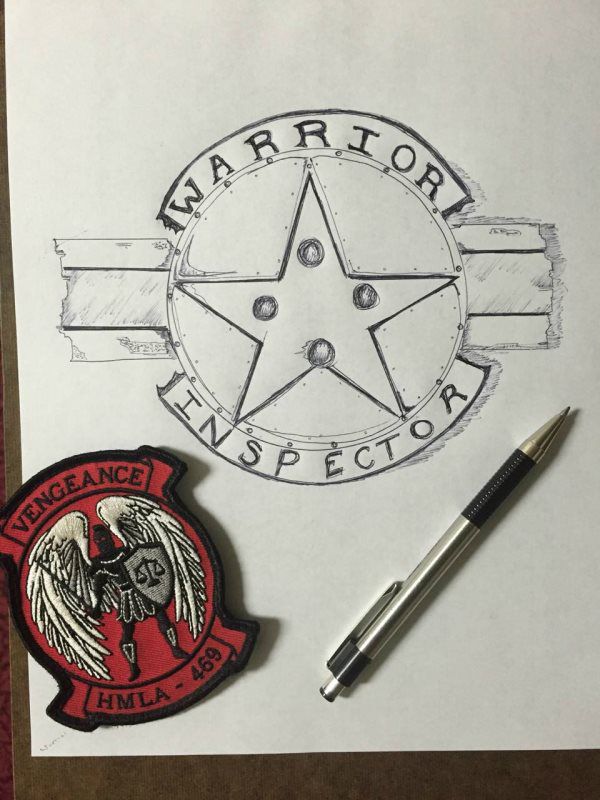 Warrior To Inspector badge
