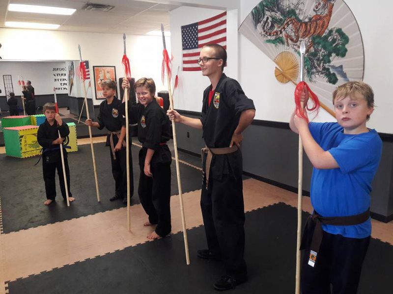 karate with spear