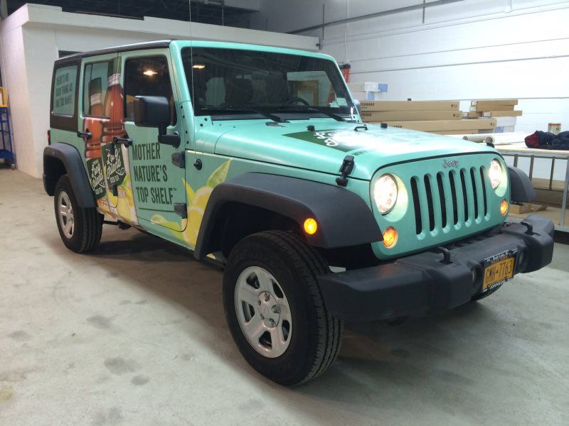 Car Wraps Trucking Lettering
Custom jeep lettering by Mineola Signs and Awnings, Mineola, New York
Custom jeep lettering from Mineola Signs and Awnings in Mineola, New York. This lettering adds a unique touch to your jeep, making it stand out whether
