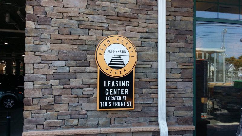 A rectangular cabinet sign with bold, illuminated graphics, prominently displayed above a retail entrance in New York City.
Cabinet signs are a durable and versatile signage option, ideal for businesses in New York. Featuring a fully enclosed structu