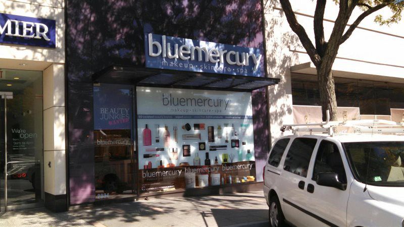 Bluemercury store sign with LED-lit channel letters and a sophisticated design, mounted on a modern storefront in New York.
Bluemercury channel letter signs exemplify sophistication and branding excellence. Crafted with high-quality materials and adv