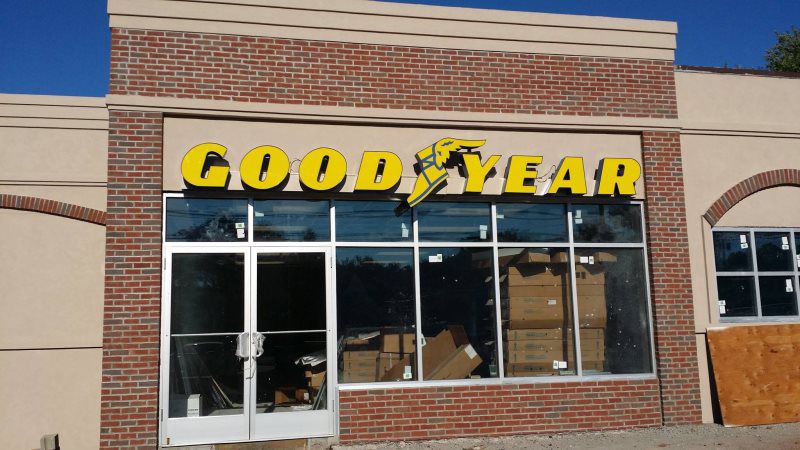 Good Year Channel Letters
High-impact channel letters for a corporate office building, providing a sophisticated and professional appearance. These signs are suitable for businesses searching for 'corporate channel letters near me,' 'office building 