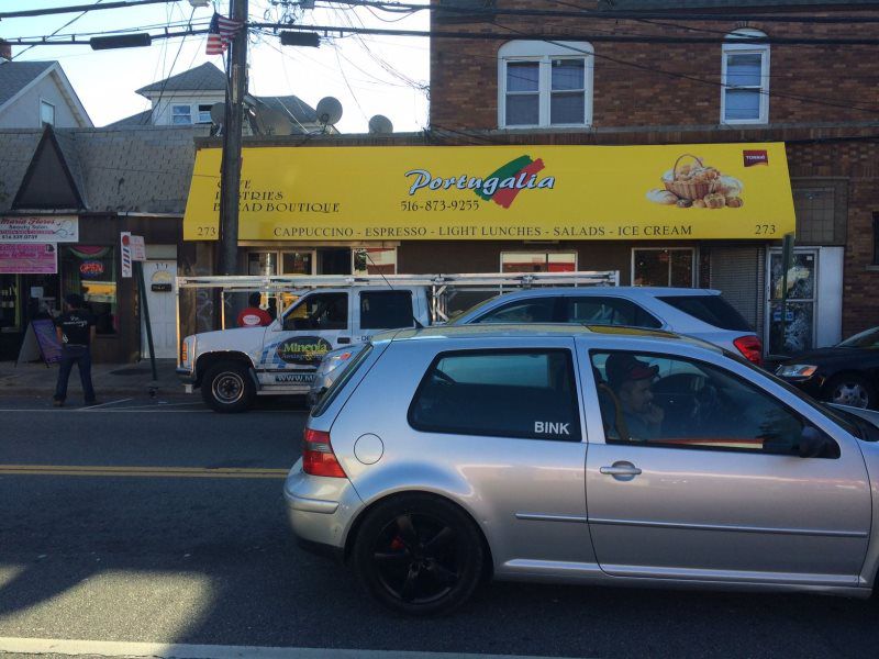 Mineola Awnings Signs
Business awning installation by Mineola Signs and Awnings in Mineola
A sleek business awning installed by Mineola Signs and Awnings in Mineola, New York. Perfect for attracting customers and protecting your entrance, this awning