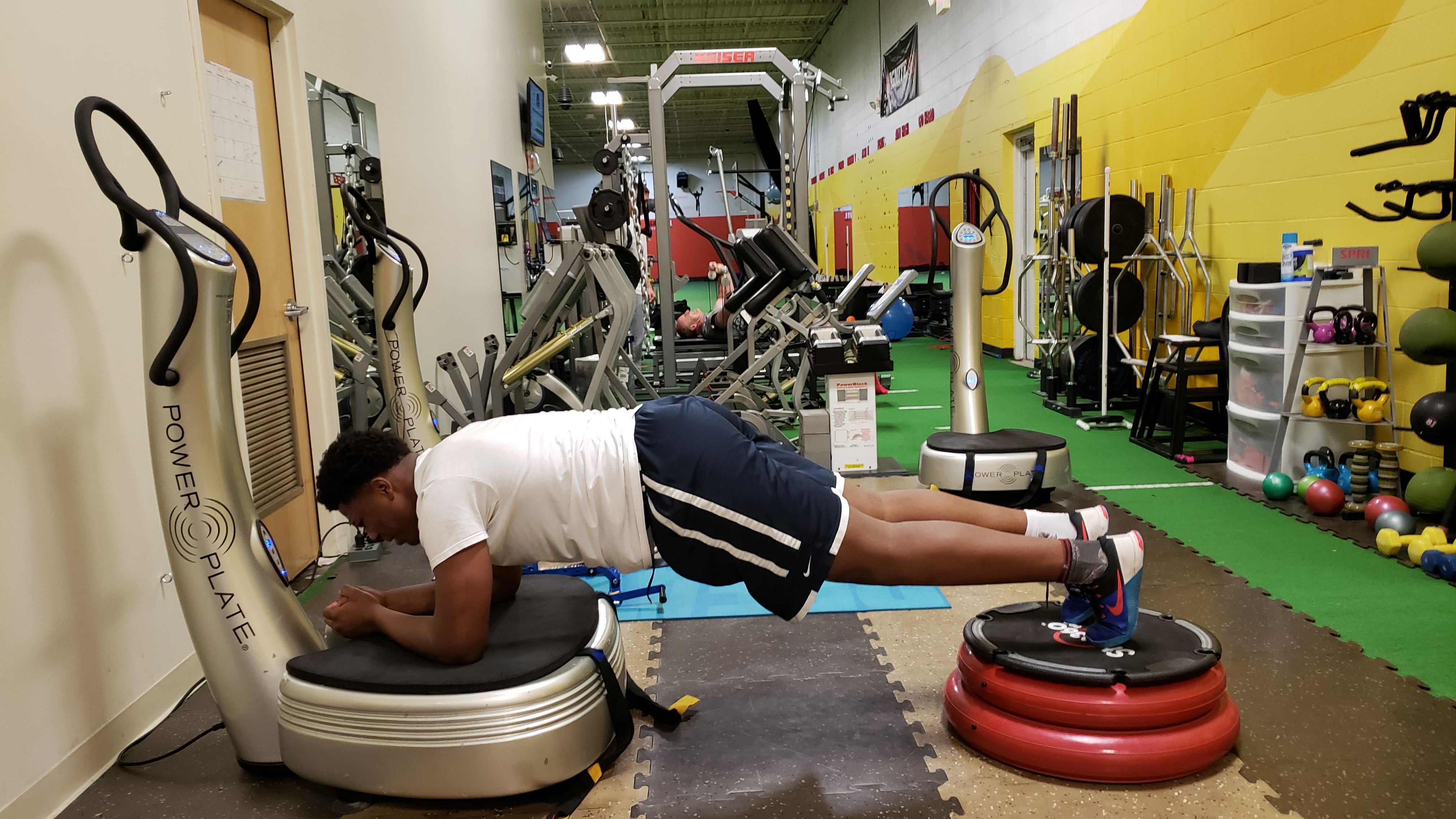 Sport Power Plate Vibration Training Higher Level Athletic Fitness