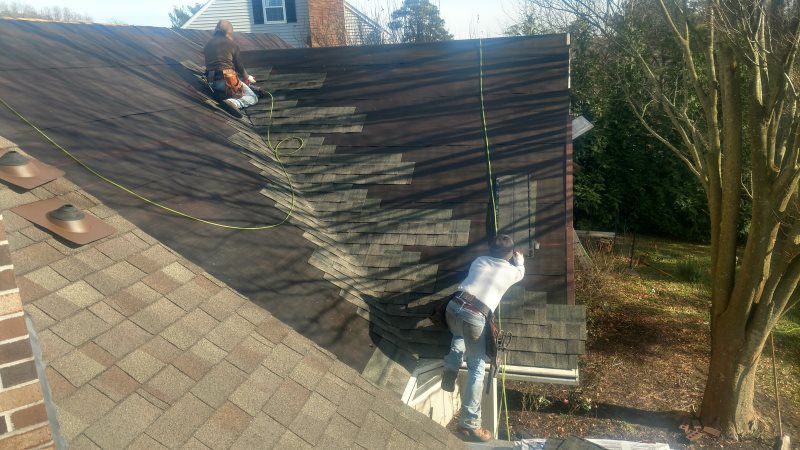 Siding work