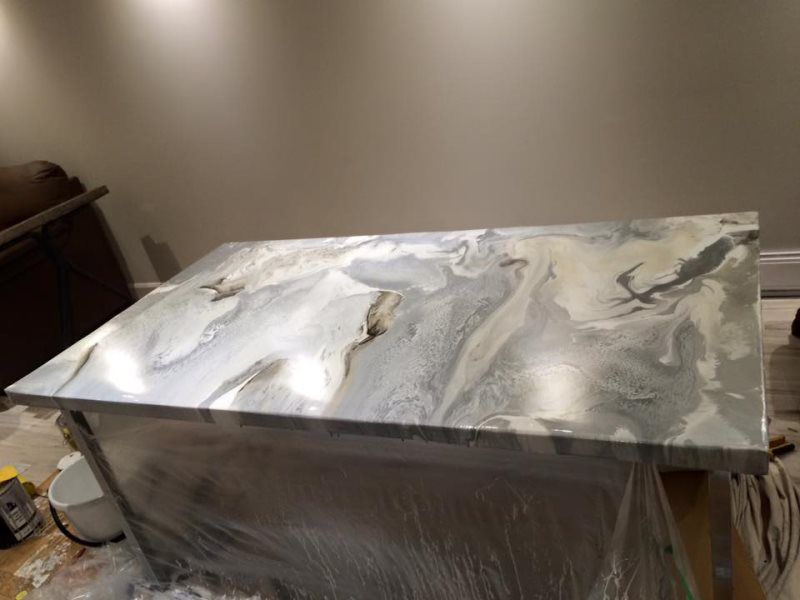 table epoxy coating