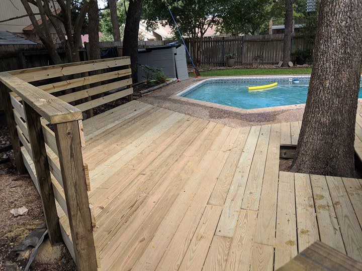 Deck & Fence Installation Austin Custom Deck & Fence Staining 1