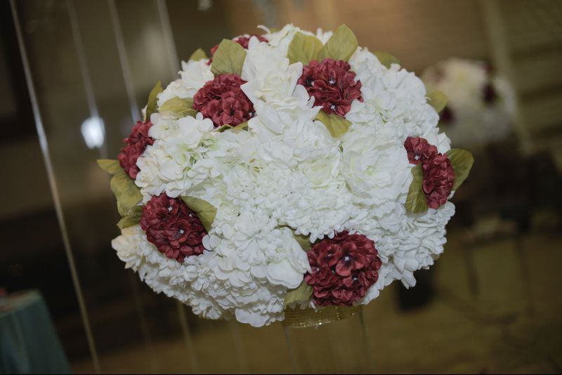 event supplies rental flower base