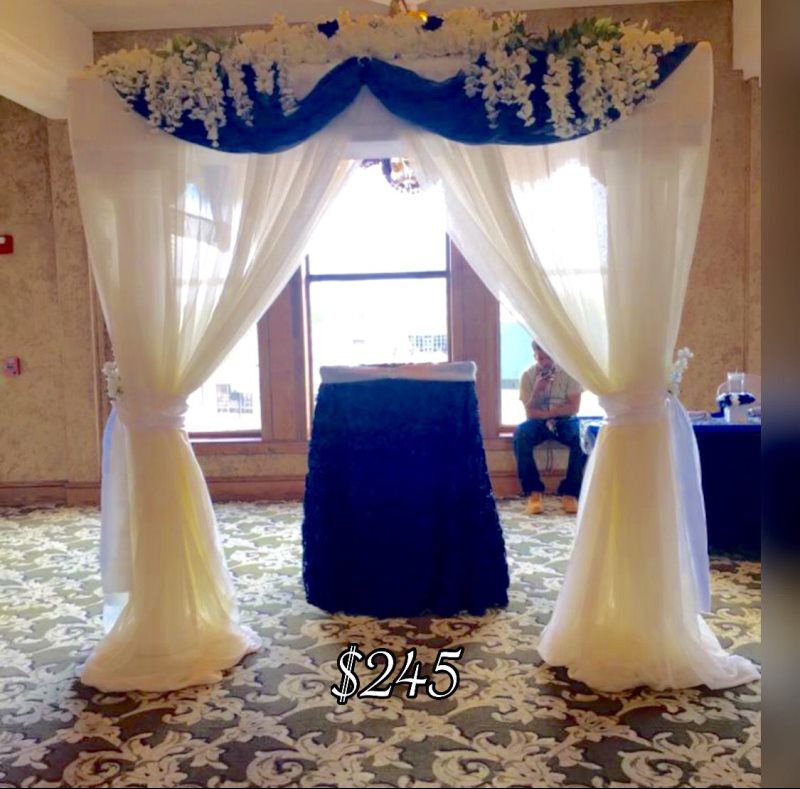 event supplies rental flower base
