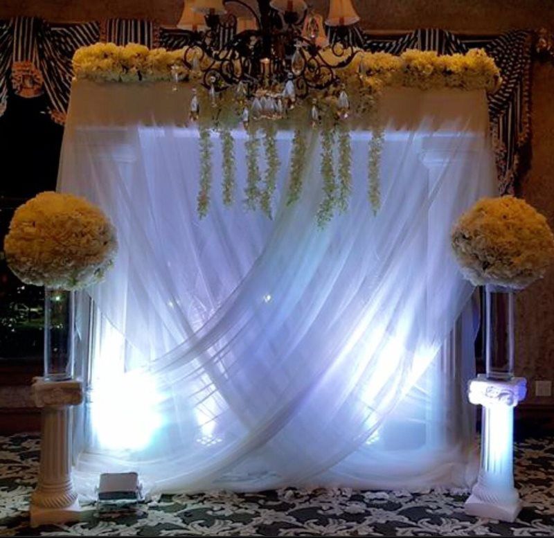 event supplies rental flower base