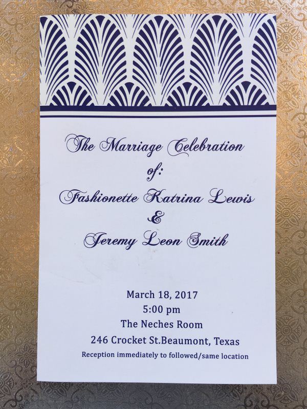 wedding invitation card