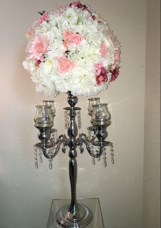 event supplies rental flower base