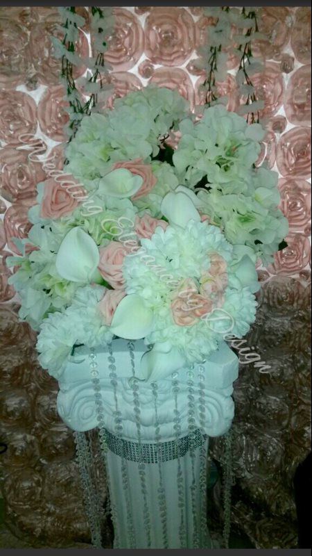 event supplies rental flower base