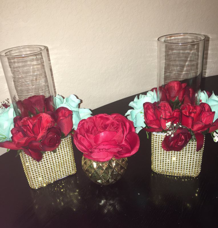 event supplies rental flower base