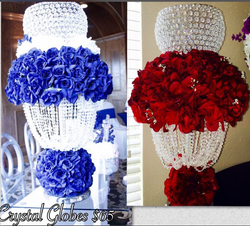 event supplies rental flower base