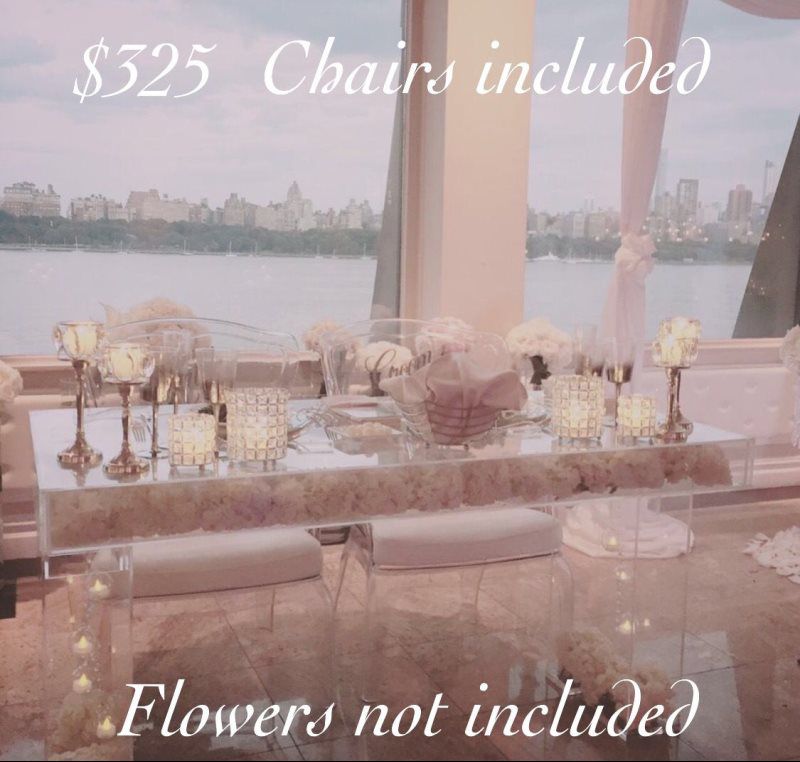 flowers chairs rental