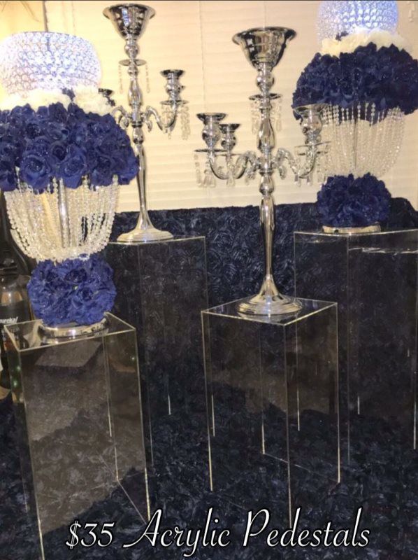 event supplies rental flower base