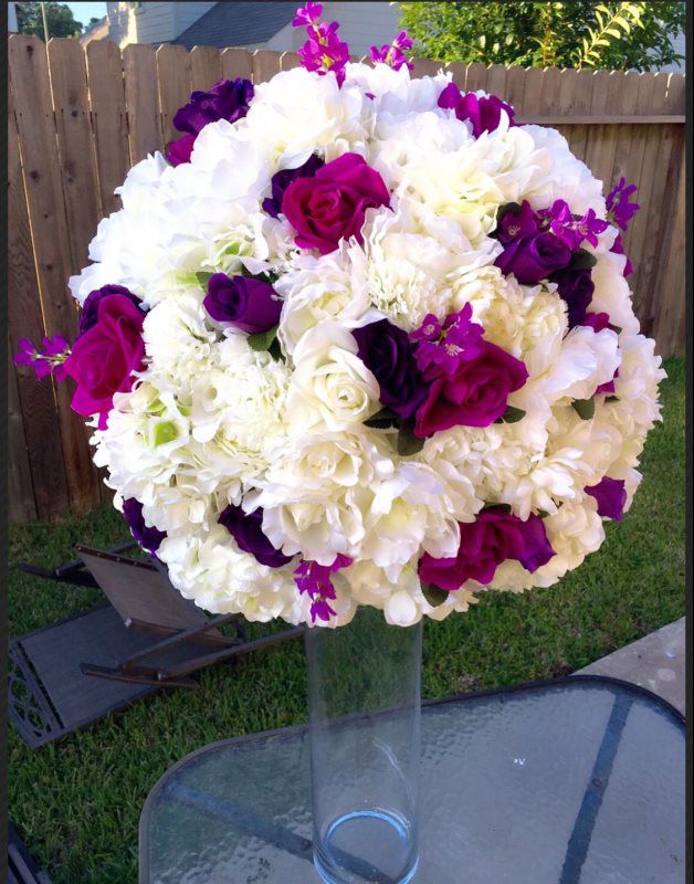 event supplies rental flower base