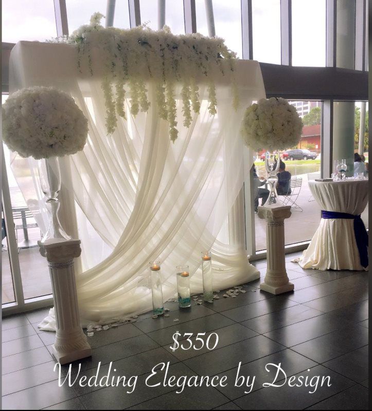 event supplies rental flower base