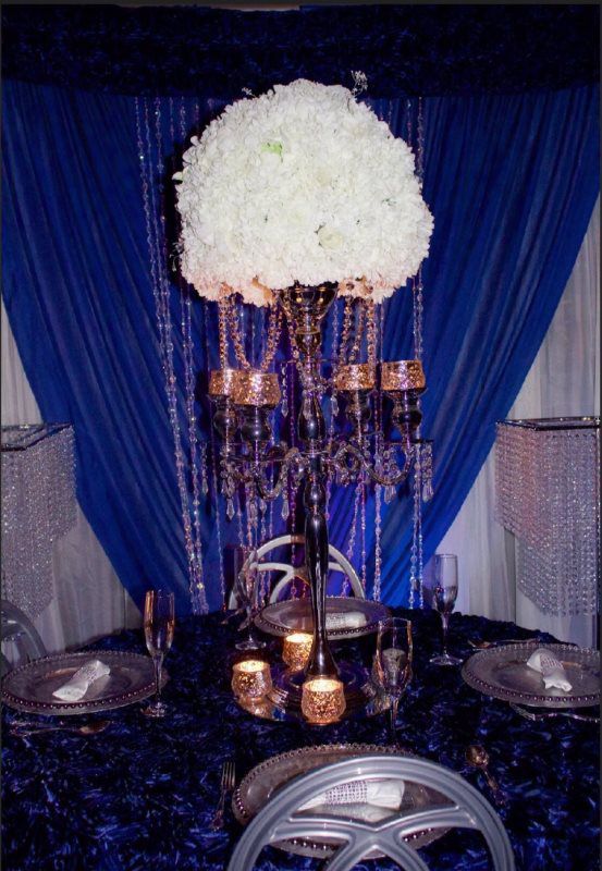 event supplies rental flower base