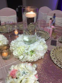 event supplies rental flower base