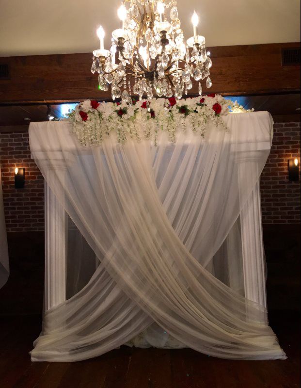 event supplies rental flower base