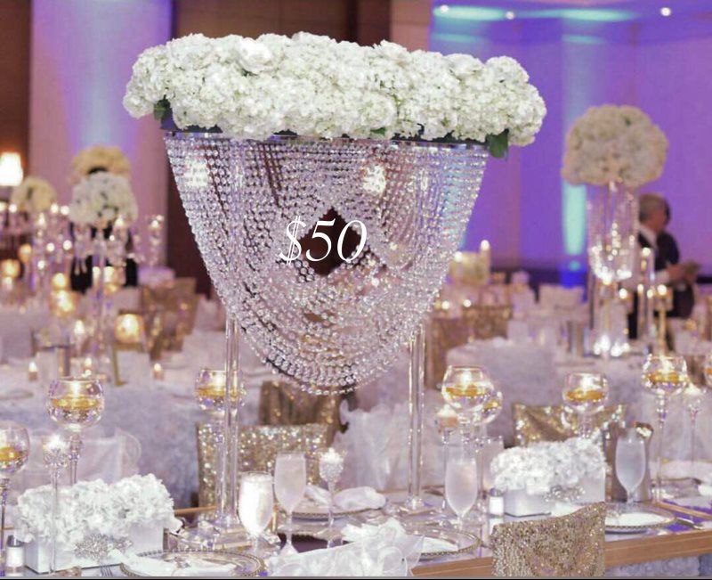event supplies rental flower base