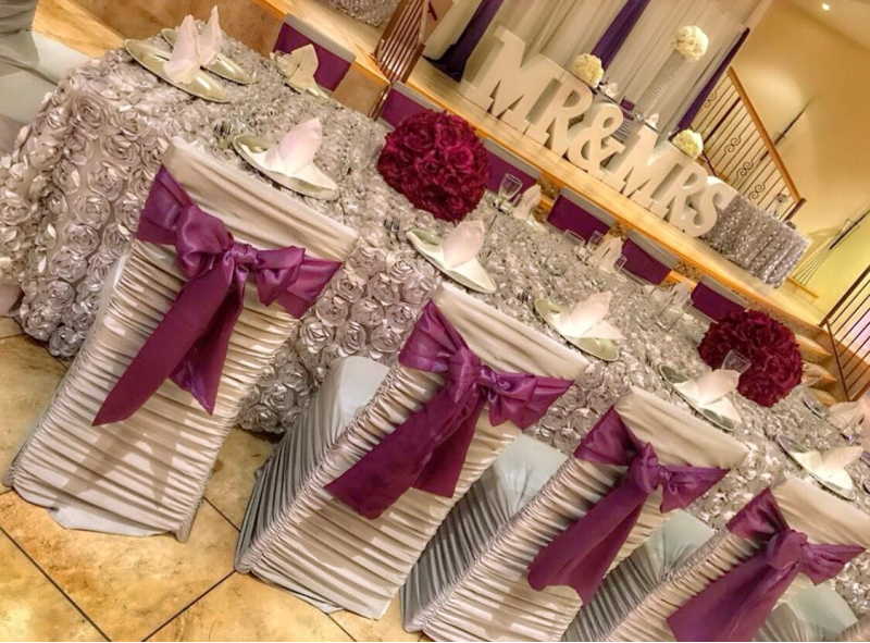 wedding reception bouquet of flowers