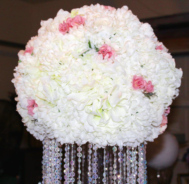 event supplies rental flower base