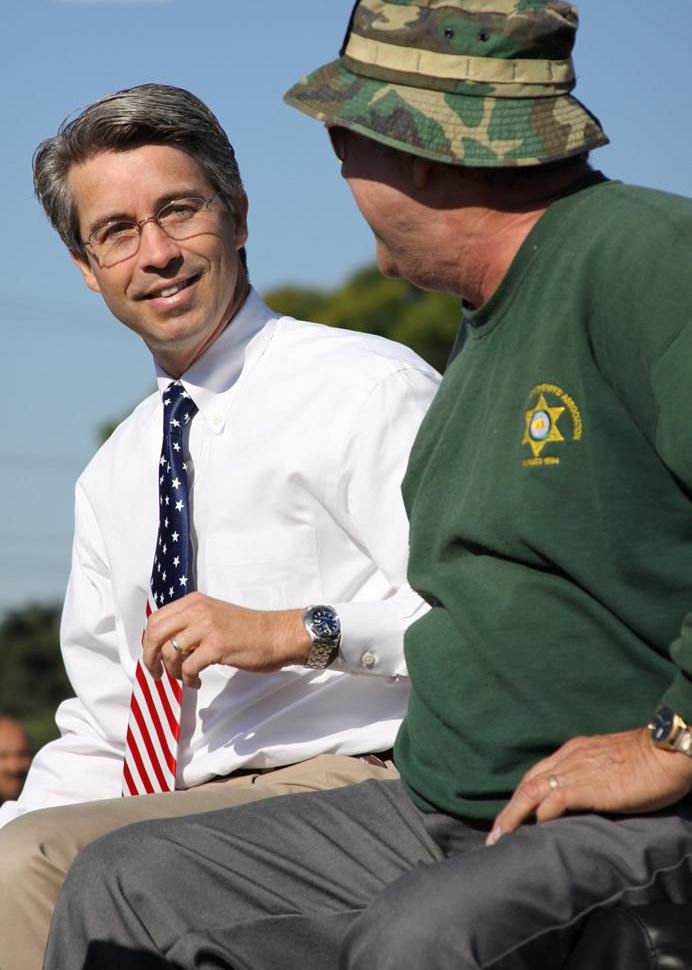Doug Haubert city prosecutor with dad