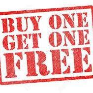 buy one get one free