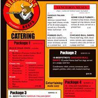 catering event menu