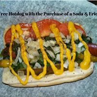 hotdog and fries meal