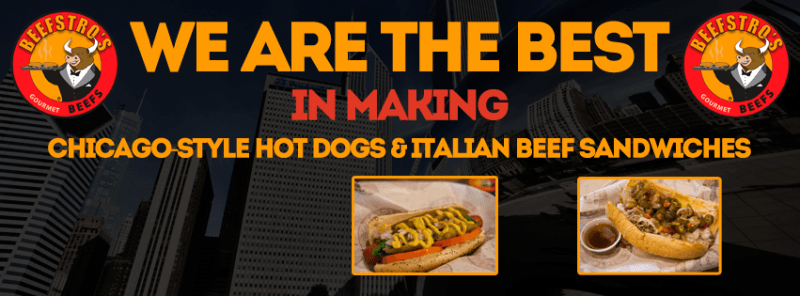 we are the best in making hot dogs logo