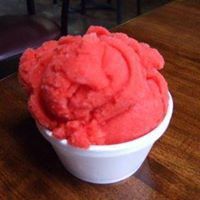 pink ice cream