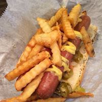 hotdog and fries